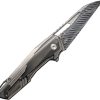 WE23012BDS1_add_02 We Knife Co Ltd Falcaria Framelock Damasteel Wharncliffe Folding Knife