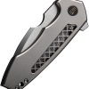 We Knife Co Ltd Harpen Framelock Gray Folding Knife