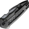 We Knife Co Ltd Harpen Framelock Damasteel Folding Knife Gray Titanium