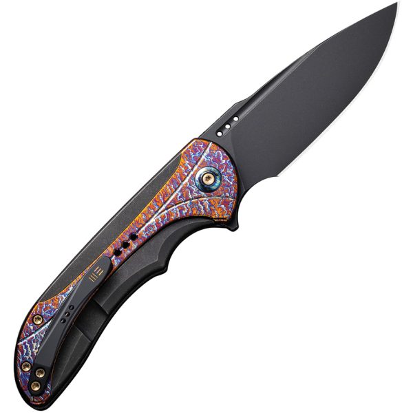 We Knife Co Ltd Equivik Framelock Folding Knife 3.5" CPM-20CV Black