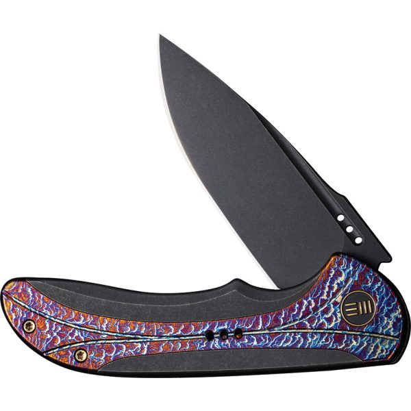We Knife Co Ltd Equivik Framelock Folding Knife 3.5" CPM-20CV Black
