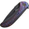 We Knife Co Ltd Equivik Framelock Folding Knife 3.5" CPM-20CV Black