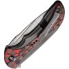 We Knife Co Ltd Equivik Framelock 3.5" Damasteel Gray Titanium