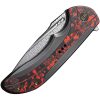 We Knife Co Ltd Equivik Framelock 3.5" Damasteel Gray Titanium