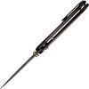 We Knife Co Ltd Zizzit Button Lock Folding Knife CPM-20CV Black Titanium