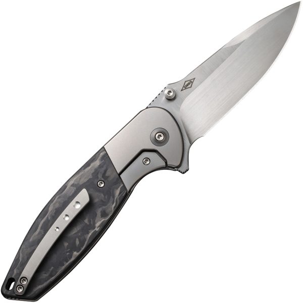 We Knife Co Ltd Nitro OG Framelock Gray Titanium 3.75" CPM-20CV