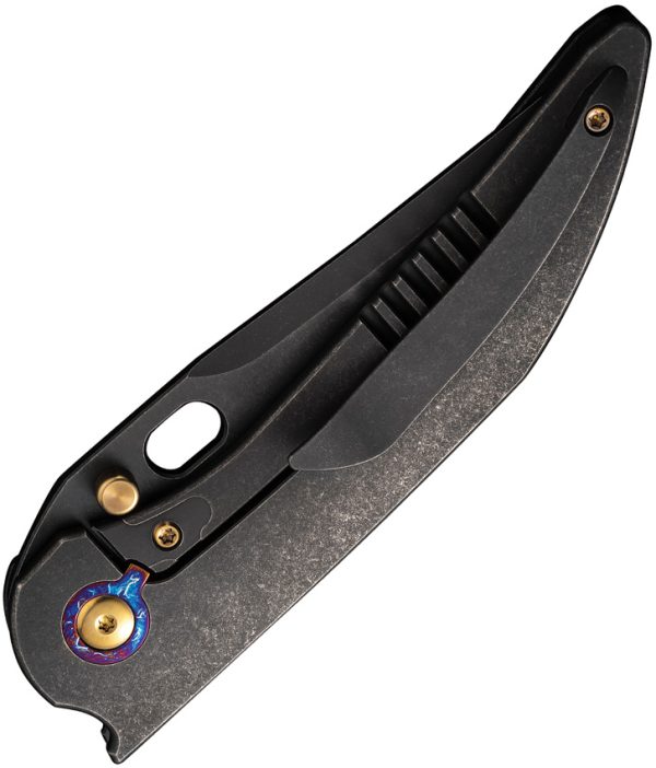 We Knife Co Ltd Attor Framelock 3.5in CPM-20CV Black Titanium
