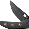 We Knife Co Ltd Attor Framelock 3.5in CPM-20CV Black Titanium