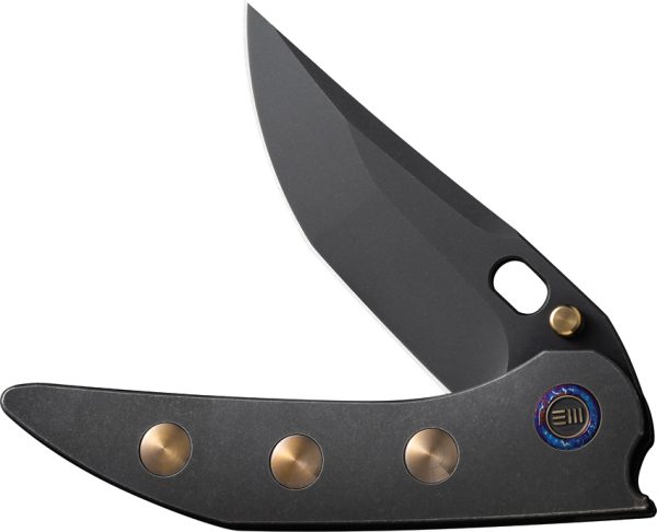 We Knife Co Ltd Attor Framelock 3.5in CPM-20CV Black Titanium