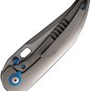 We Knife Co Ltd Attor Framelock 3.5" CPM-20CV Titanium Folding Knife