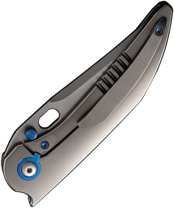 We Knife Co Ltd Attor Framelock 3.5" CPM-20CV Titanium Folding Knife