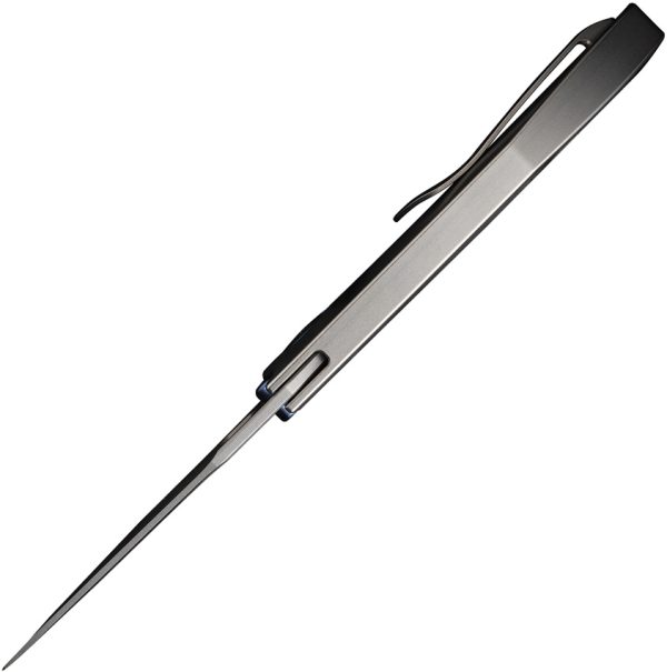 We Knife Co Ltd Attor Framelock 3.5" CPM-20CV Titanium Folding Knife