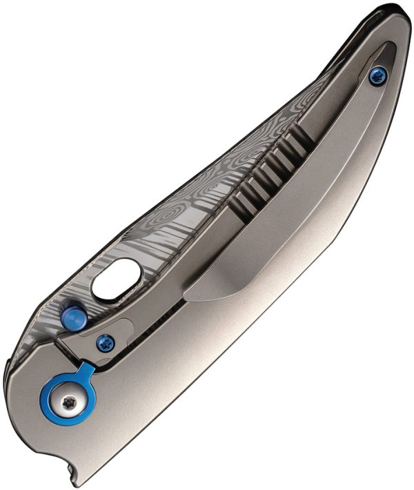 We Knife Co Ltd Attor Framelock Damasteel Folding Knife 3.5"