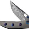 We Knife Co Ltd Attor Framelock Damasteel Folding Knife 3.5"