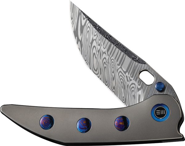 We Knife Co Ltd Attor Framelock Damasteel Folding Knife 3.5"