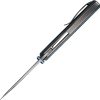 We Knife Co Ltd Swordfin Linerlock Folding Knife Damascus Tanto Gray Titanium