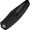 We Knife Co Ltd Sine Wave Linerlock Folding Knife 3.88" Black M390