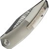 We Knife Co Ltd Sine Wave Damasteel Linerlock Folding Knife