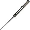 We Knife Co Ltd Sine Wave Damasteel Linerlock Folding Knife