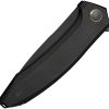 We Knife Co Ltd Acuminal Framelock Black Folding Knife 4" Vanax Blade