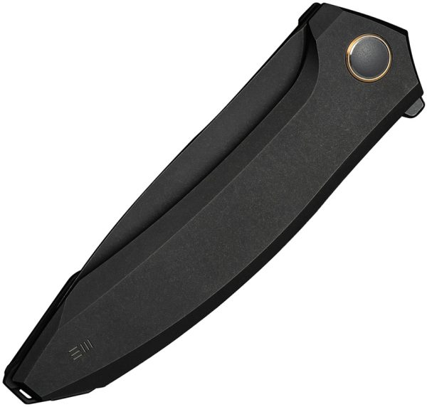 We Knife Co Ltd Acuminal Framelock Black Folding Knife 4" Vanax Blade