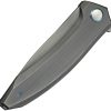 We Knife Co Ltd Acuminal Framelock 4" Vanax Gray Titanium Folding Knife