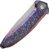 We Knife Co Ltd Acuminal Framelock Folding Knife 4" Vanax Blade Red