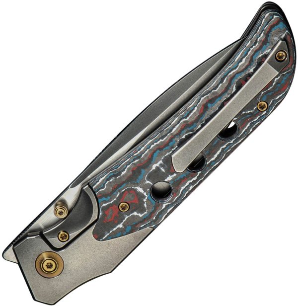 We Knife Co Ltd Guthrie Bolster Lock Folding Knife CPM-20CV Gray