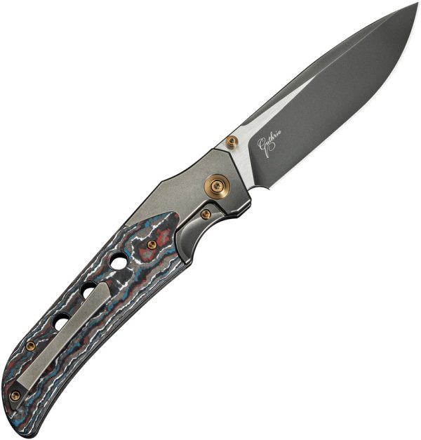 We Knife Co Ltd Guthrie Bolster Lock Folding Knife CPM-20CV Gray