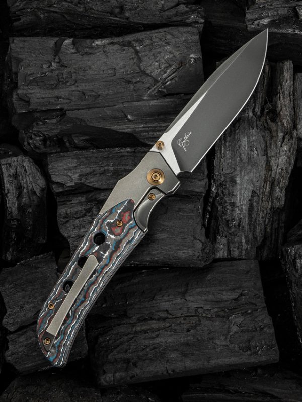 We Knife Co Ltd Guthrie Bolster Lock Folding Knife CPM-20CV Gray