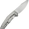 We Knife Co Ltd Kyklos Framelock Folding Knife 3.75" M390 Satin