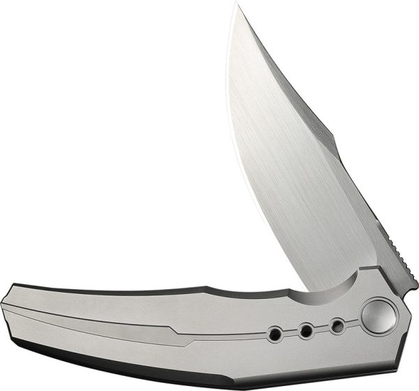 We Knife Co Ltd Kyklos Framelock Folding Knife 3.75" M390 Satin
