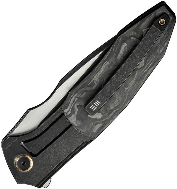 We Knife Co Ltd Archeozoic 4" Bohler M390 Interframe Lock Folding Knife Black