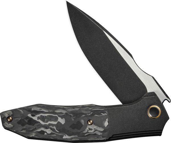 We Knife Co Ltd Archeozoic 4" Bohler M390 Interframe Lock Folding Knife Black