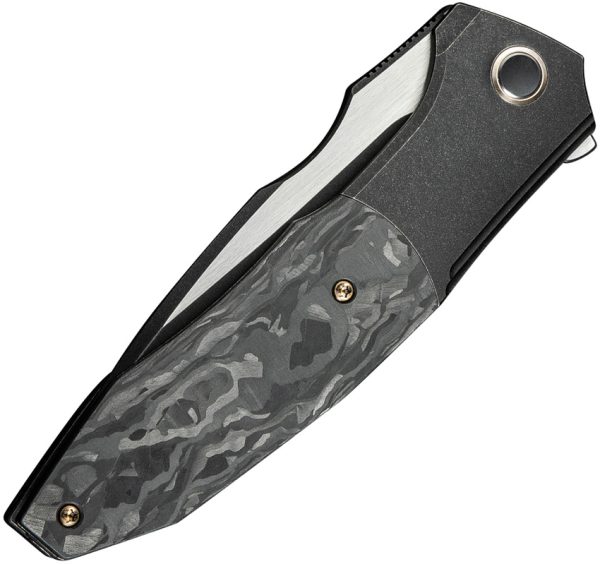 We Knife Co Ltd Archeozoic 4" Bohler M390 Interframe Lock Folding Knife Black