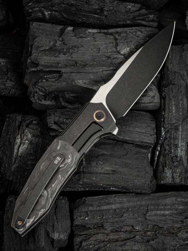 We Knife Co Ltd Archeozoic 4" Bohler M390 Interframe Lock Folding Knife Black