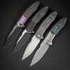 We Knife Co Ltd Archeozoic 4" Bohler M390 Interframe Lock Folding Knife Black