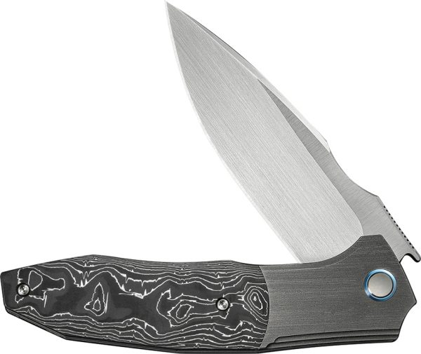 WE230912_add_03 We Knife Co Ltd Archeozoic 4" M390 Gray Titanium Folding Knife