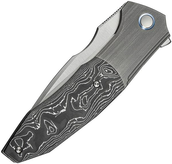 WE230912_add_05 We Knife Co Ltd Archeozoic 4" M390 Gray Titanium Folding Knife