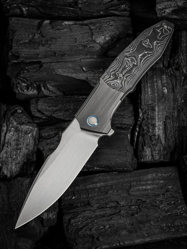 WE230912_add_06 We Knife Co Ltd Archeozoic 4" M390 Gray Titanium Folding Knife