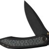 We Knife Co Ltd Winsome Framelock Folding Knife 3.75" M390 Black
