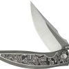 We Knife Co Ltd Quinseris Nested Framelock Gray Titanium 4" M390