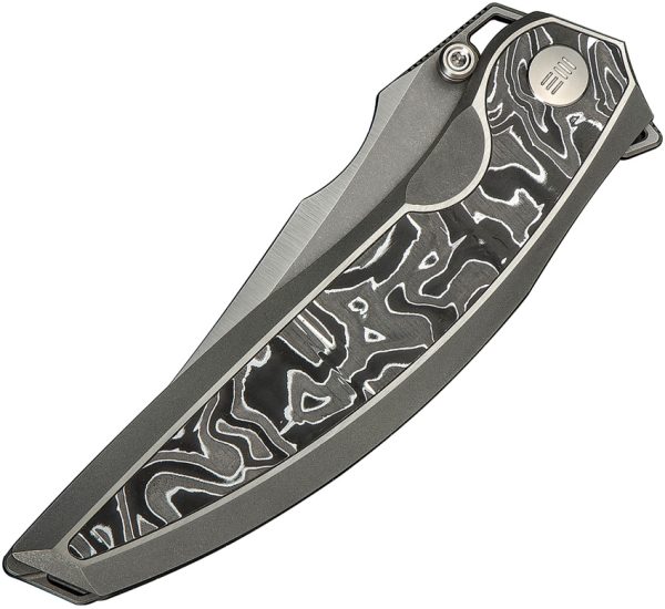 We Knife Co Ltd Quinseris Nested Framelock Gray Titanium 4" M390