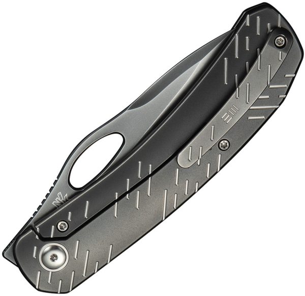 We Knife Co Ltd Inmate Framelock 3.75" CPM-20CV Gray Titanium Folding Knife