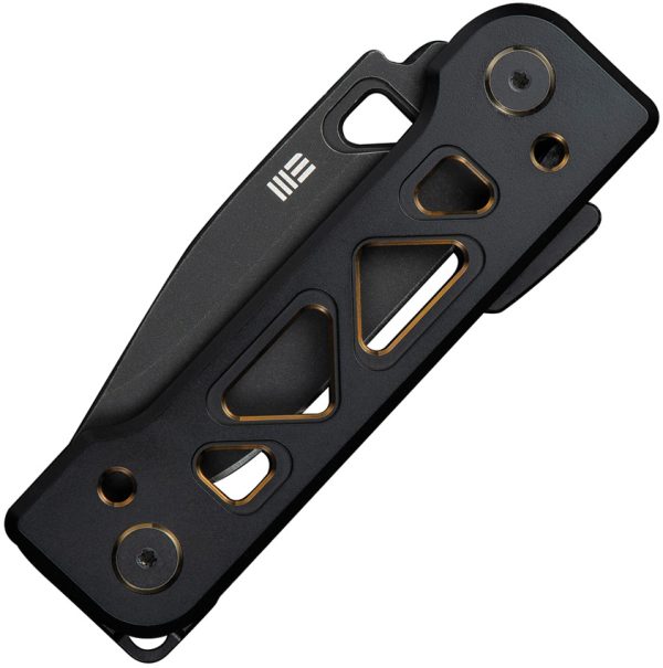 We Knife Co Ltd Tyro Superlock Folding Knife CPM-20CV Black/Gold