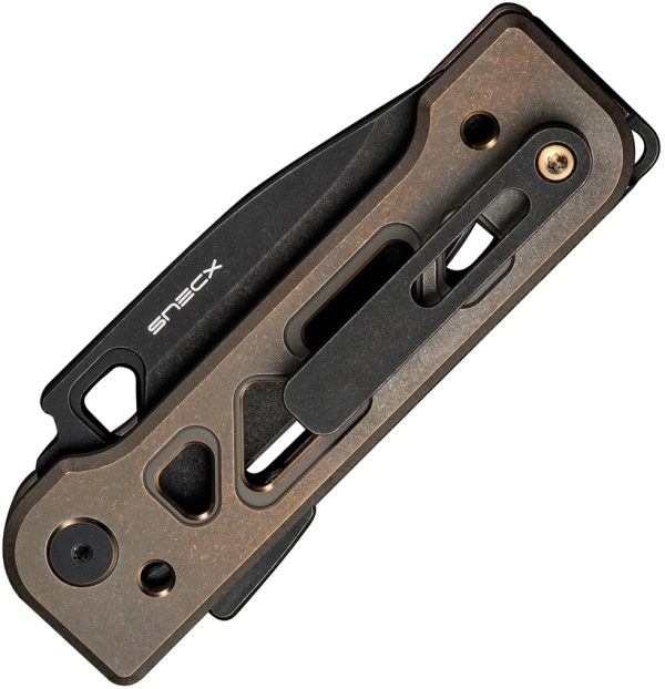 We Knife Co Ltd Tyro Superlock Folding Knife CPM-20CV Bronze