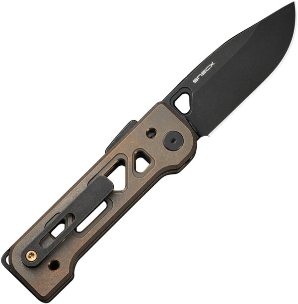 We Knife Co Ltd Tyro Superlock Folding Knife CPM-20CV Bronze