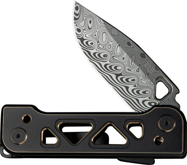 We Knife Co Ltd Tyro Superlock Folding Knife Damasteel Blade