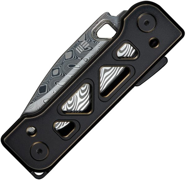 We Knife Co Ltd Tyro Superlock Folding Knife Damasteel Blade