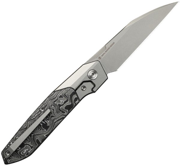 We Knife Co Ltd Brr15 Folding Knife M390 Blade Gray Titanium